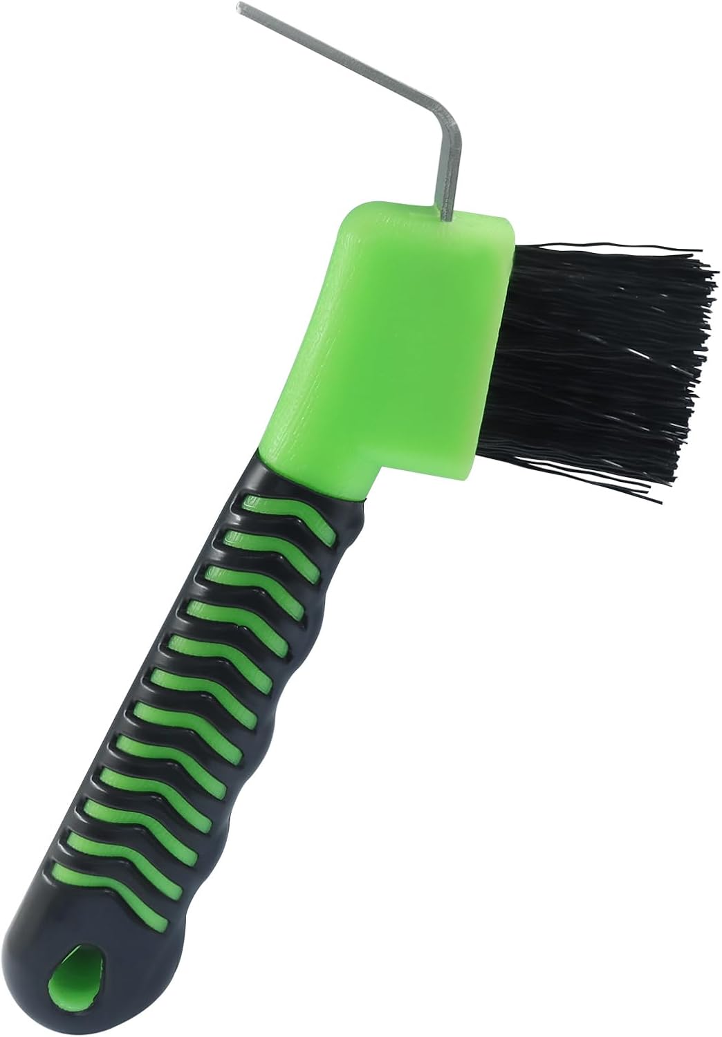 Full product view of the Litoexpe purple and black goat and donkey hoof pick tool