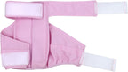 Adjustable hook-and-loop closure detail on cat snood