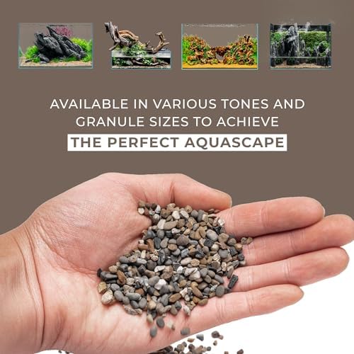Detailed view of natural aquarium rocks for aquascaping