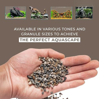 Detailed view of natural aquarium rocks for aquascaping