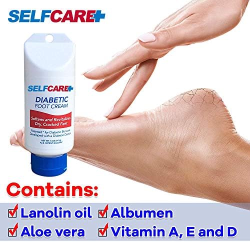 Non-greasy diabetic skin protectant lotion for daily foot and leg care.
