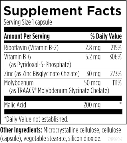 Top angle view of Designs for Health Zinc Supreme 90 vegetarian capsules bottle