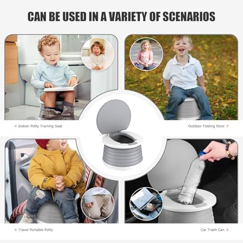 Visator portable toilet accessory pack with garbage bags