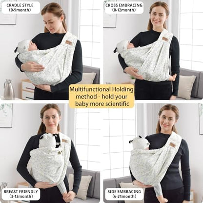 Close-up view of adjustable buckles and breathable fabric on vrbabies carrier