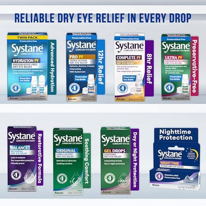 USA imported Systane Hydration PF eye drops for sensitive eyes.