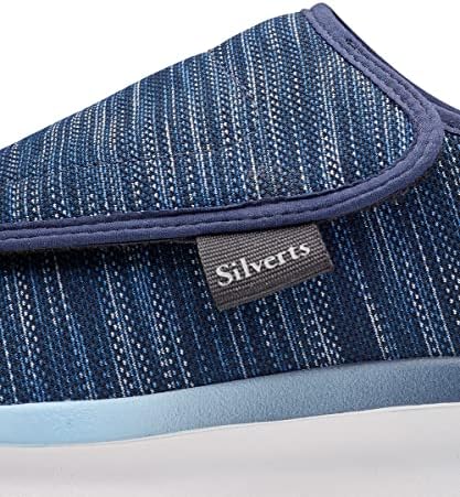 Silverts Women's Comfort Shoes featuring easy-grip heel loops for assisted dressing.