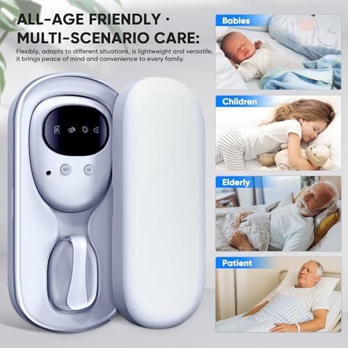 ReYang wireless bedwetting monitor kit safely packed inside its compact white travel container