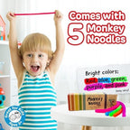 A person wrapping an IMPRESA Monkey Noodle fidget toy around their fingers for tactile stimulation.