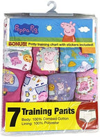 Close up view of the premium combed cotton inner lining on the girls potty training pants