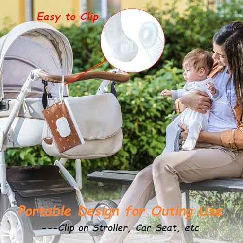 Refillable baby wipe container with secure flip top lid