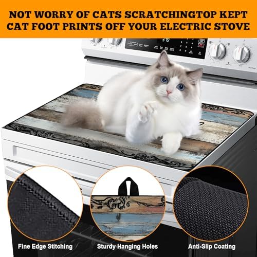 Aohmpt kitchen counter protector mat showing geometric pattern
