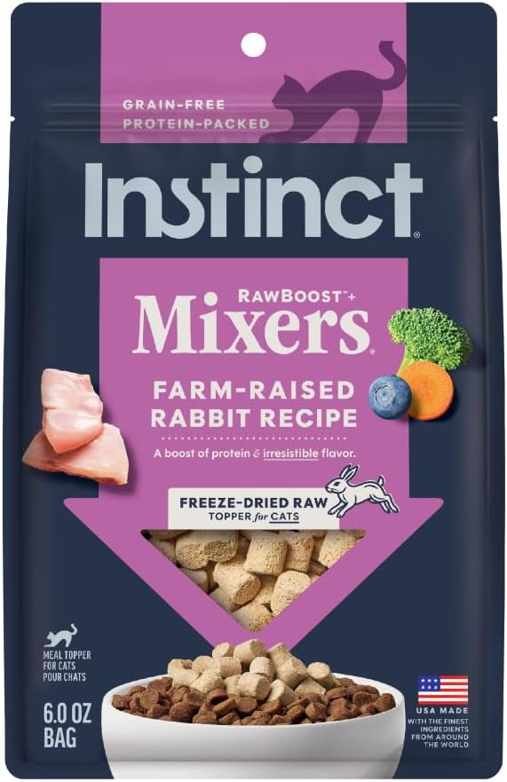Instinct Raw Boost Mixers Freeze Dried Raw Cat Food Topper, Grain Free Cat Food Topper 6 Ounce (Pack of 1) - Image 11