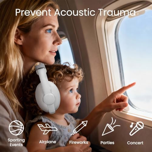 Adjustable mechanism detail on Plantureco baby headphones