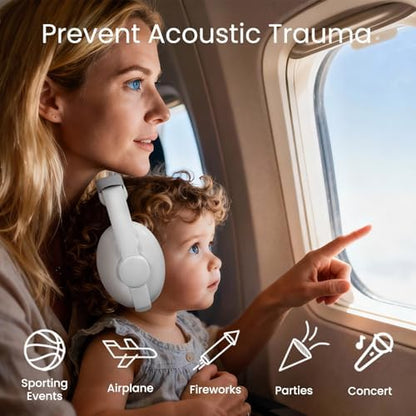 Adjustable mechanism detail on Plantureco baby headphones