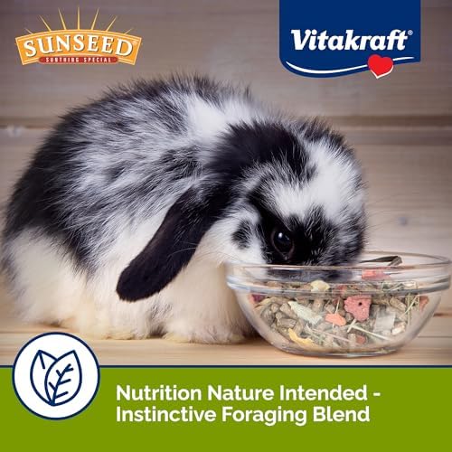 Sun Seed Vita Prima Adult Rabbit Food four pounds package back view