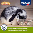 Sun Seed Vita Prima Adult Rabbit Food four pounds package back view