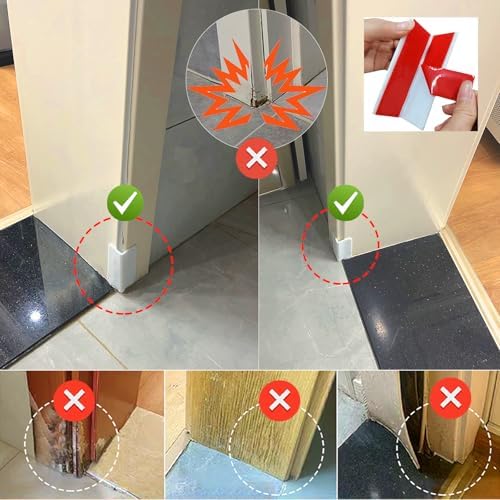 Close up of thickened rubber cushion for furniture edge protection