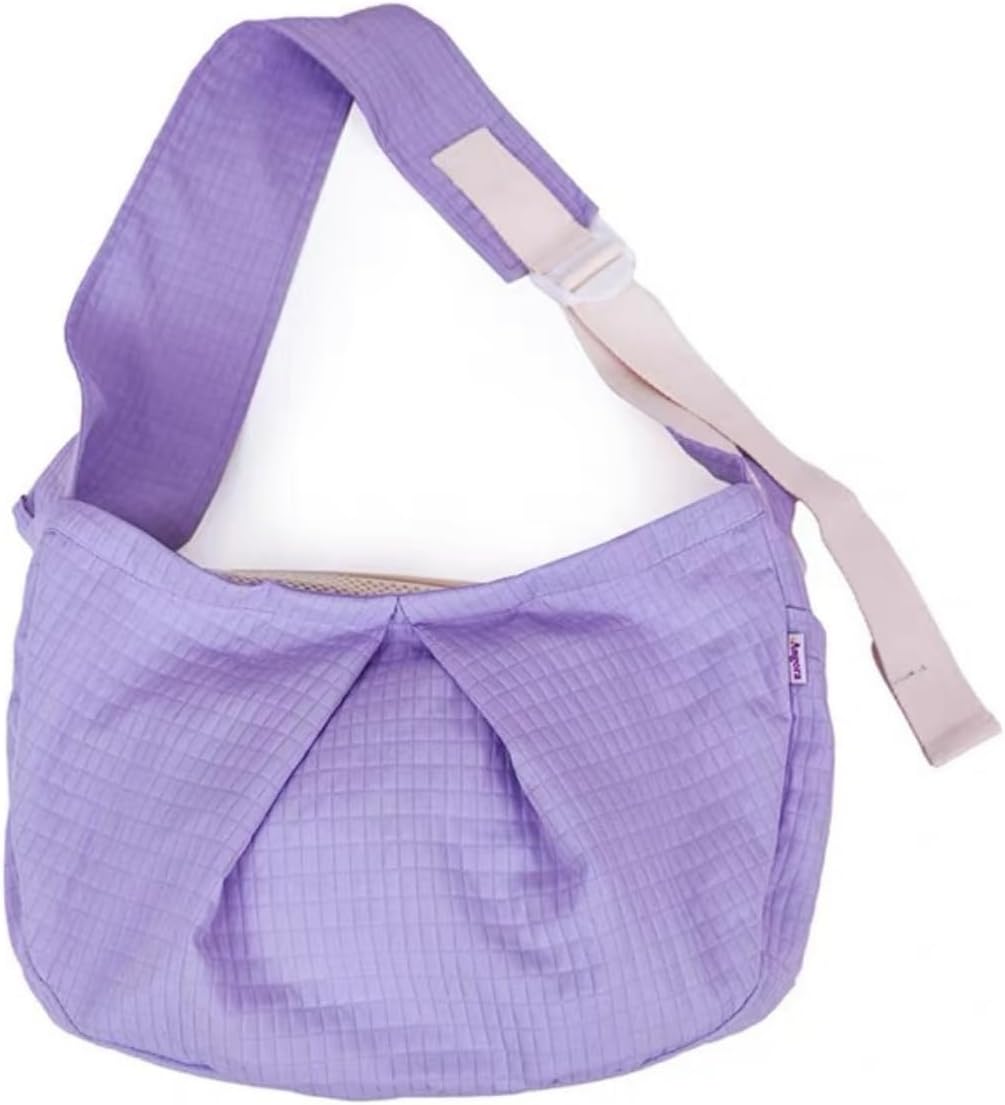 Ferret Sling Carrier - Pet Carrying Bag with Adjustable Strap Hands Free Shoulder Bag Crossbody Travel Slings Soft Small Animal Bonding Pouch Front Backpack for Ferret Rabbit Puppy Kitten (Beige) - Image 10