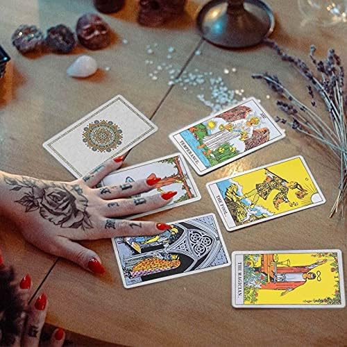 Full contents of Dionysus Classic Tarot set including box and cards