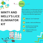 Meticulice Minty Magic Bullet Mousse and Gotcha nit comb for lice removal