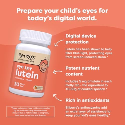 Renzos Eye Spy Lutein With Bilberry Extract ingredient list and directions