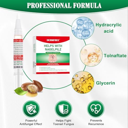 Precision brush applicator of the Dermfree nail fungus pen showing easy application.