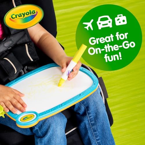 Close up of the reusable drawing surface on the Crayola board