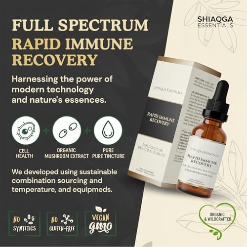 Back label of Paul Shiaqga herbal tincture showing ingredients and caution instructions