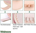 Underneath view of the Welnove splint showing the composite fiber base.