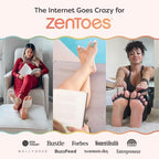 Packaging of the ZenToes Achilles Tendon Support Sleeve 1 pair set.