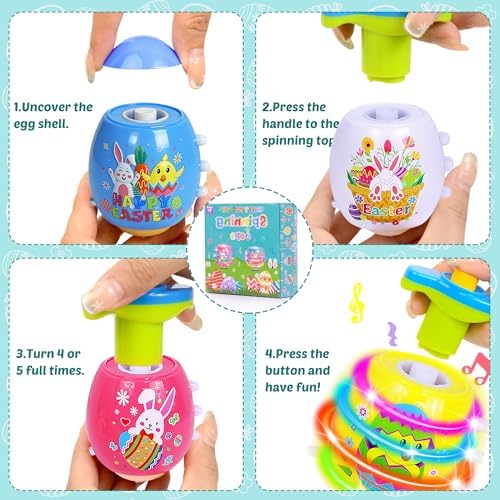 Close up of Itscolofy egg toy launch mechanism