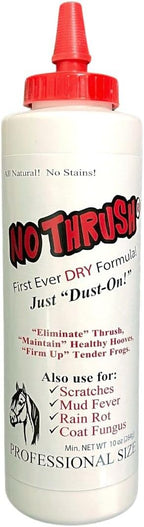 Four Oaks Farm Ventures No Thrush Dry Powder size comparison shot