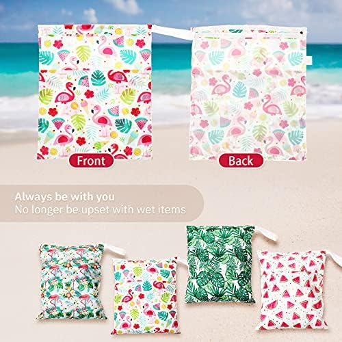 Frienda wet dry bag with dual zipper mechanism