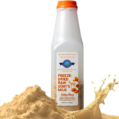 Shepherd Boy Farms Freeze Dried Raw Goats Milk with Probiotics for Dogs & Cats (Classic), High Protein Digestible Goat Milk for Sensitive Stomachs, Food Topper, Dog Camping Essentials - Makes 16 FL OZ - Image 9