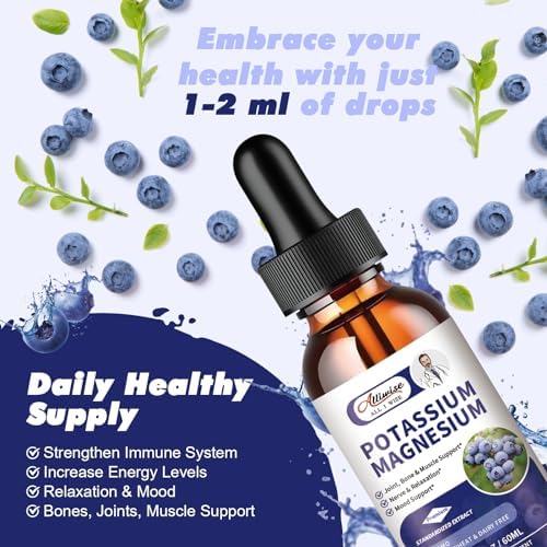 Liquid dietary supplement bottle showing non GMO and gluten free certifications for heart and muscle health