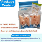 Packaging of Chiroplax Tailor's Bunion Pads showing size medium specifications