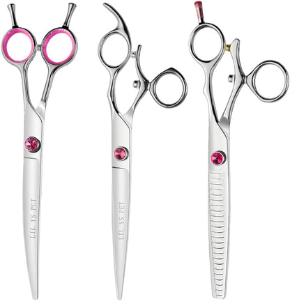 Professional pet grooming scissors for dogs and cats