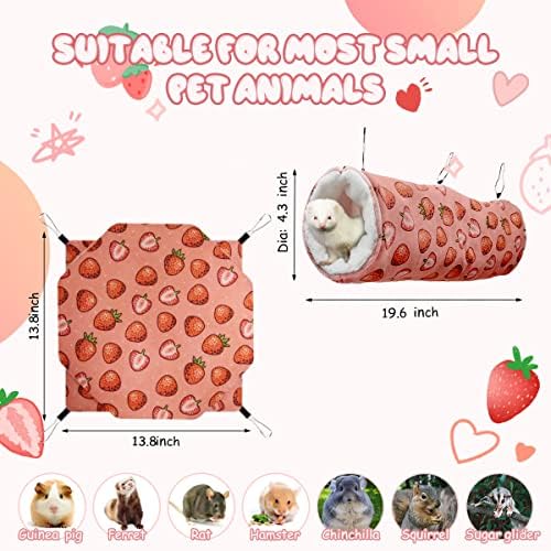 Small pet hideout tunnel cave for ferrets and rats