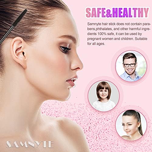 Travel friendly size of Samnyte flyaway tamer stick