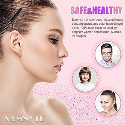 Travel friendly size of Samnyte flyaway tamer stick