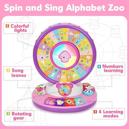 Lalalark toddler travel toy with openable hinged cover and simulated Type-C plug components.