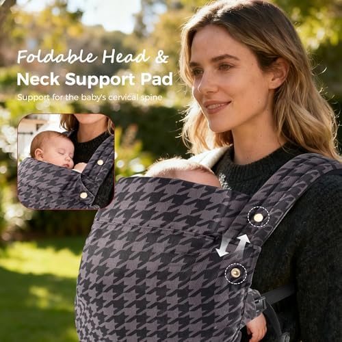 Mockpose ergonomic carrier showing M-shaped leg support