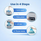 Neakasa PooGuard litter bin with refill bag inside