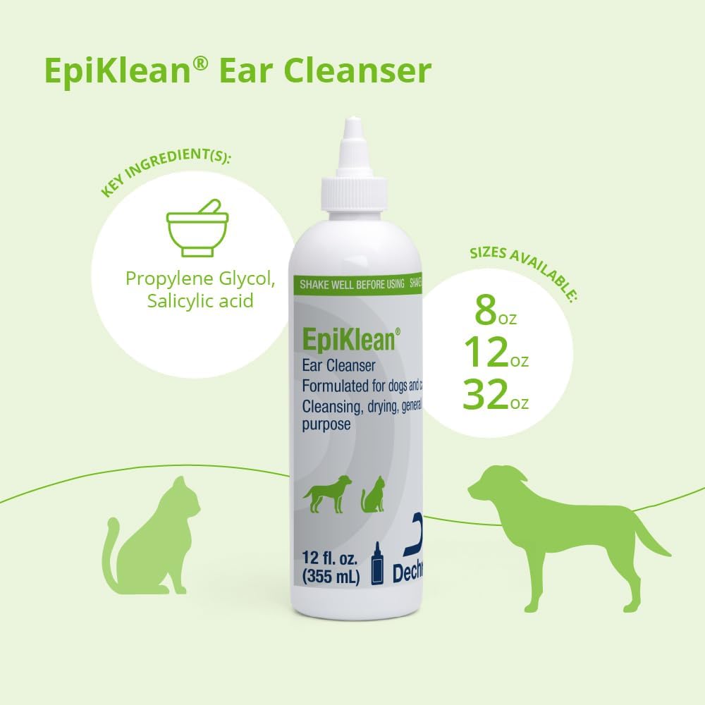 Side view of EpiKlean ear cleanser for dogs and cats
