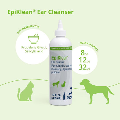 Side view of EpiKlean ear cleanser for dogs and cats