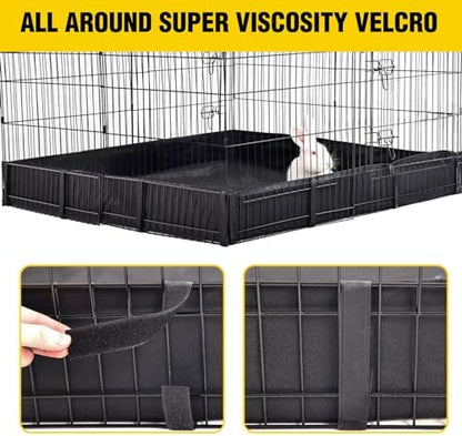 Aivituvin Rabbit Playpen Pet Pen Small Animal Cage with Waterproof Liner - Extension Playpen - Image 4