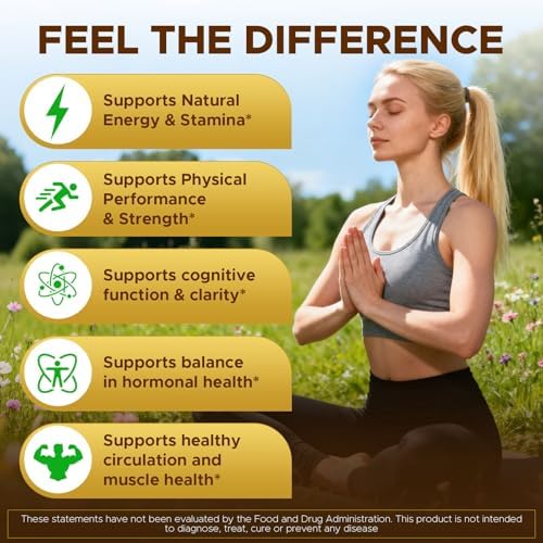 Side view of Juyiheal Maca Root supplement highlighting the comprehensive ten in one blend information