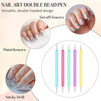 Hand holding a Styquenzer nail art embossing pen