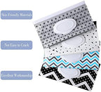 Febsnow travel wet wipe pouch attached to diaper bag