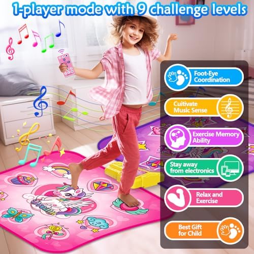 Children playing on Terramus double dance mat